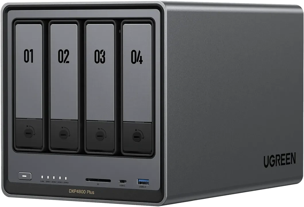 UGREEN NASync DXP4800 Plus 4-Bay NAS 10GbE Intel 8505 8GB DDR5 OVP Nuut