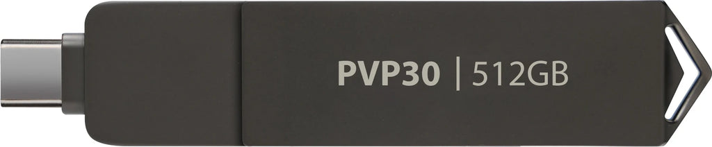 Patriot Viper PVP30 Externe SSD 512 GB USB-A USB-C 3.2 Gen2 Schwarz flach OVP