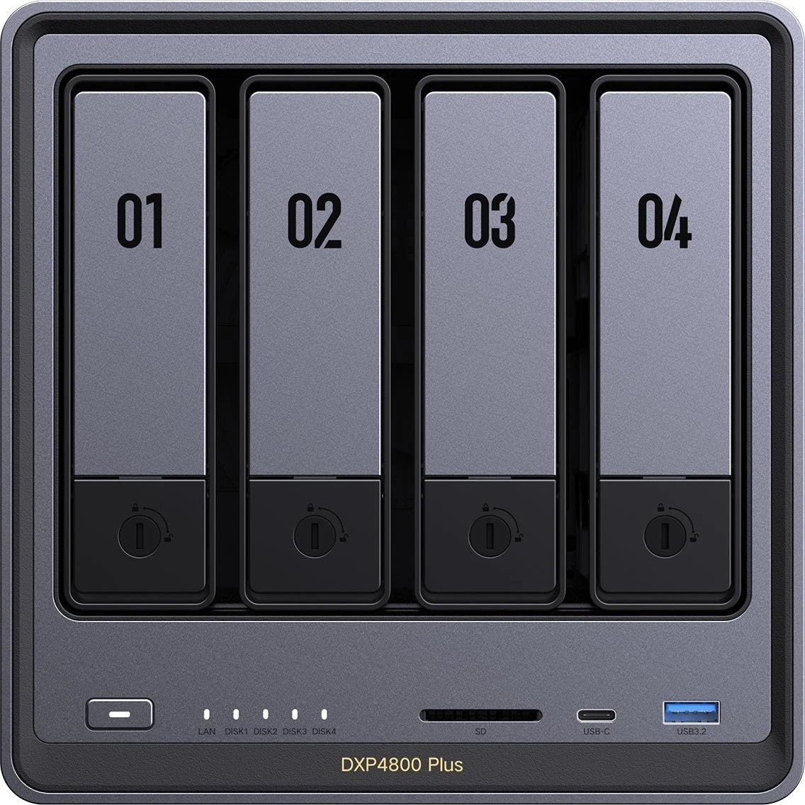 UGREEN NASync DXP4800 Plus 4-Bay NAS 10GbE Intel 8505 8GB DDR5 OVP Nuut