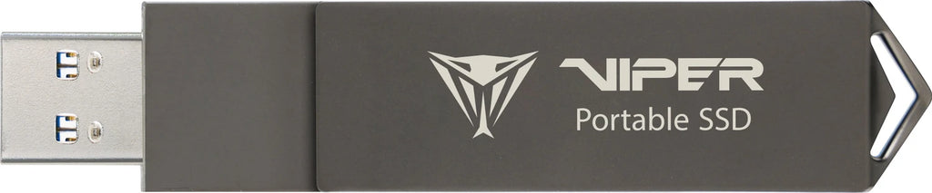 Patriot Viper PVP30 Externe SSD 512 GB USB-A USB-C 3.2 Gen2 Schwarz flach OVP