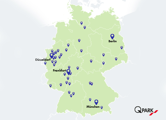 Q-Park 20% Rabatt auf Online-Parkplatzreservierungen