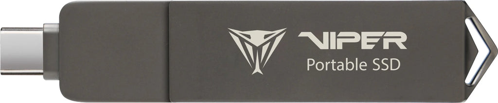 Patriot Viper PVP30 Externe SSD 512 GB USB-A USB-C 3.2 Gen2 Schwarz flach OVP