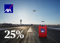 AXA Reiseversicherung 25% Rabatt