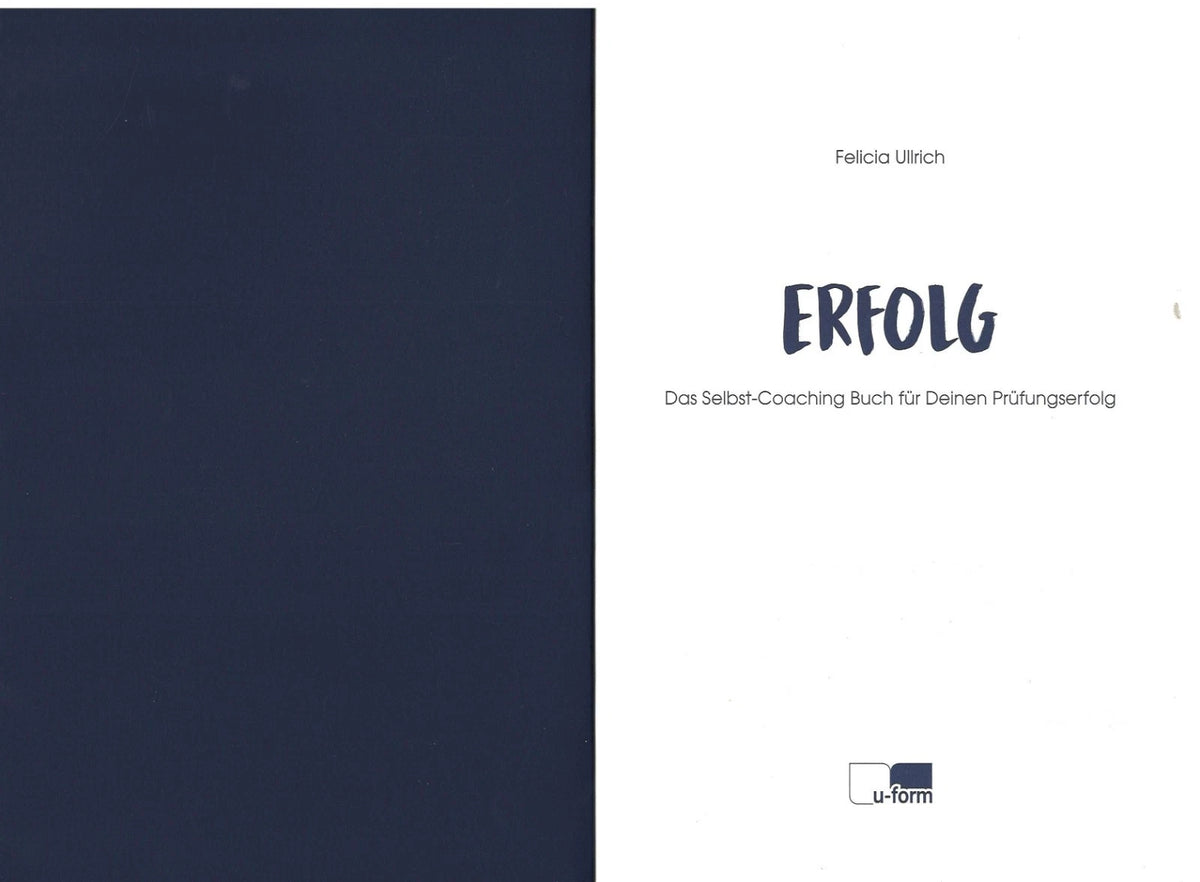 ERFOLG Selbst-Coaching Buch Prüfungserfolg Felicia Ullrich u-form 2024 flach Neu