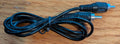 Cinch Kabel 1x RCA Stecker auf 1x RCA Stecker – Mono Audio / Video Koaxial ca. 1m flach (Gebraucht)