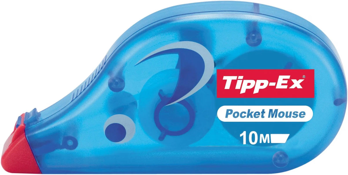 Tipp-Ex Pocket Mouse Korrekturband Roller 10 m x 4,2 mm Blau flach Neu