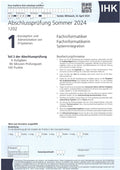IHK Abschlussprüfung Sommer 2024 Fachinformatiker Systemintegration DIN A4 flach (Unbenutzt)