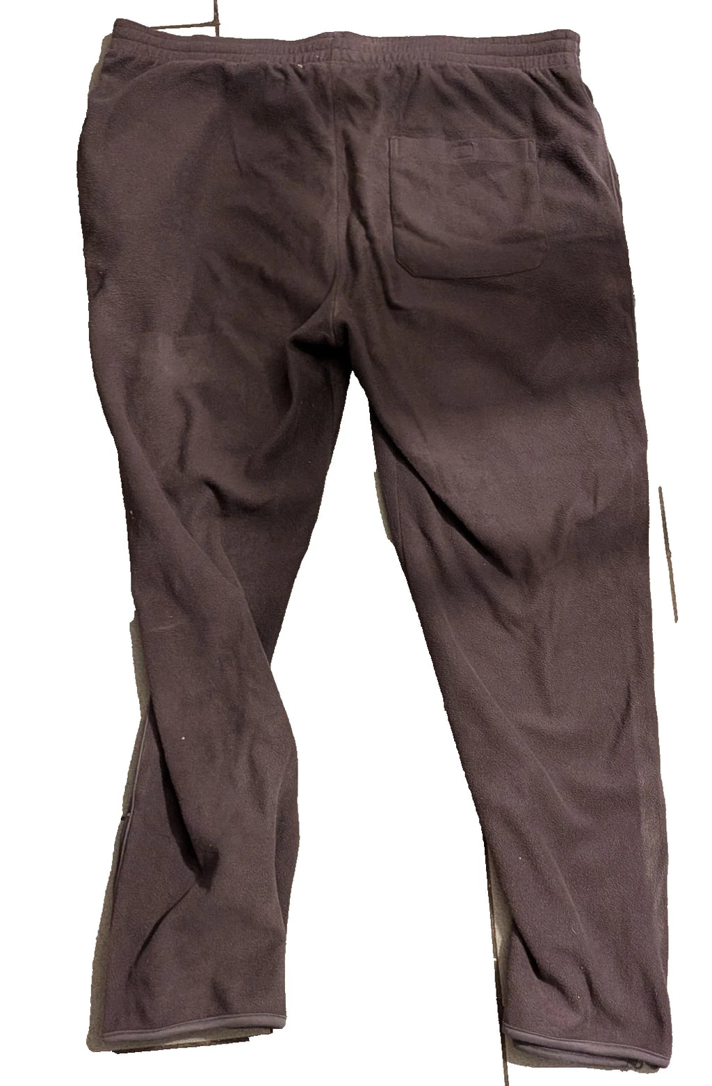 Herren Fleece Sporthose Jogginghose Gr. L Anthrazit flach gemessen (Gebraucht - vor Tragen waschen)