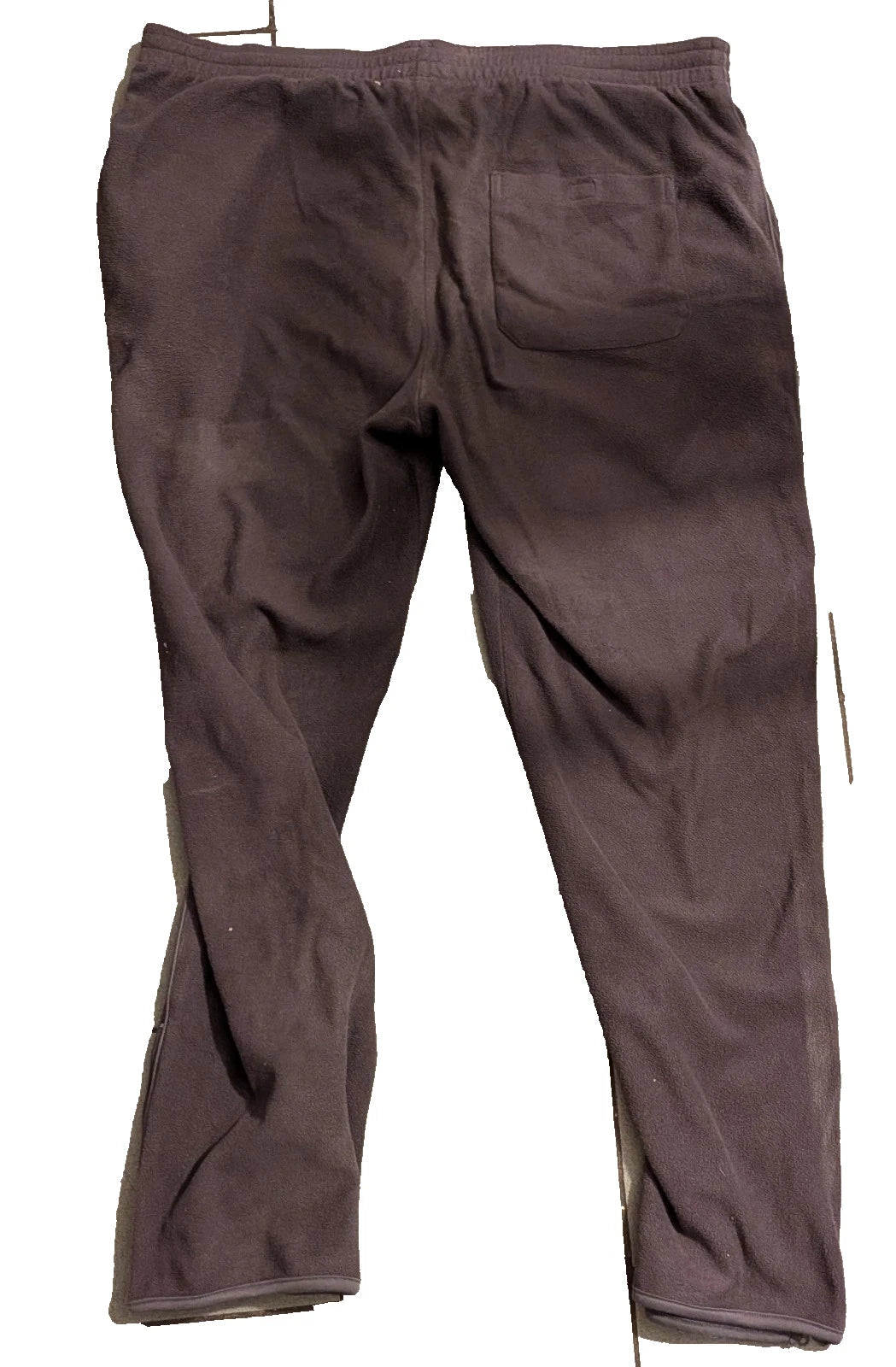 Herren Fleece Sporthose Jogginghose Gr. L Anthrazit flach gemessen (Gebraucht - vor Tragen waschen)