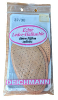 Deichmann Echte Leder-Halbsohle Gr. 37/38 – Vorfußpolster 1 Paar flach OVP NEU