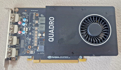 PNY NVIDIA Quadro P2000 5GB GDDR5 Grafikkarte VCQP2000-PB flach (1x DP ok)